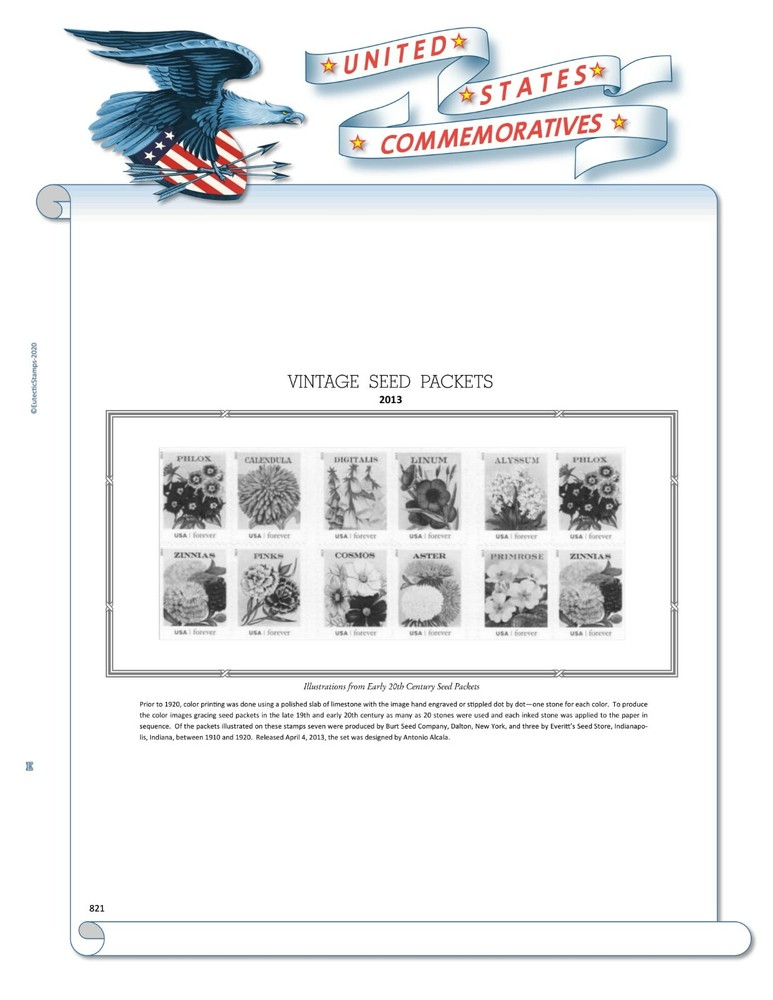 2013 U.S. Commemorative Singles COMPLETE Supplement (White Ace Alternative)