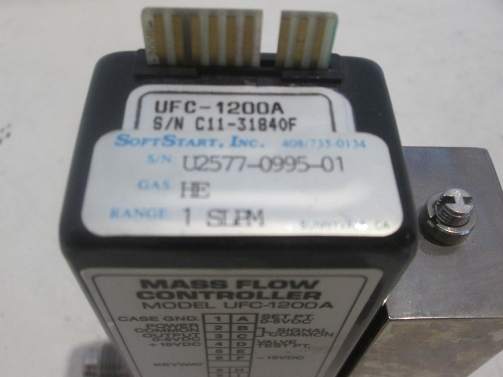 Unit, UFC-1200A, Mass Flow Controller, 1 SLPM, He, Used