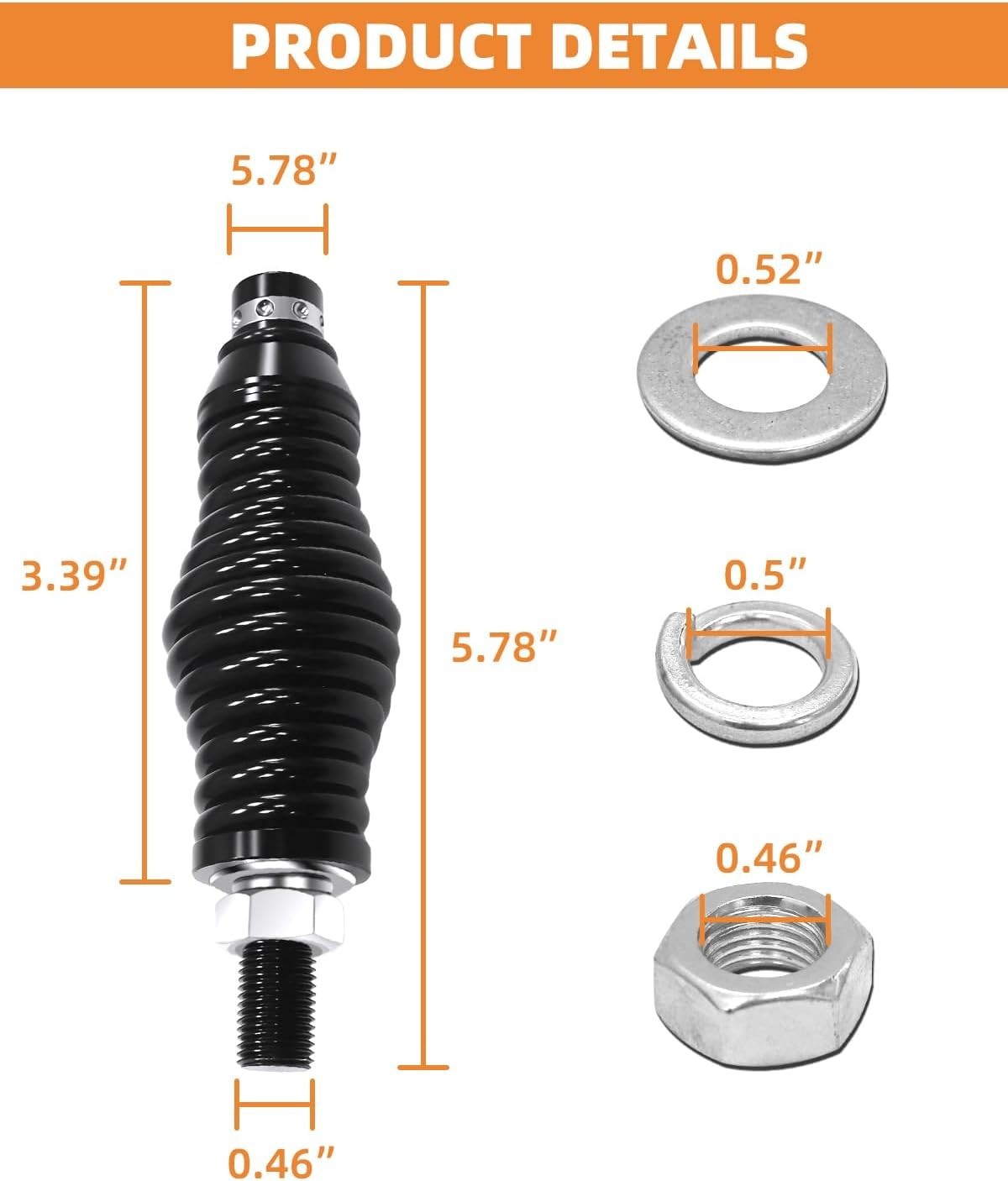 2X LED Spiral Whip Light Spring Base Mount Quick Release Antenna Kit ATV UTV RZR