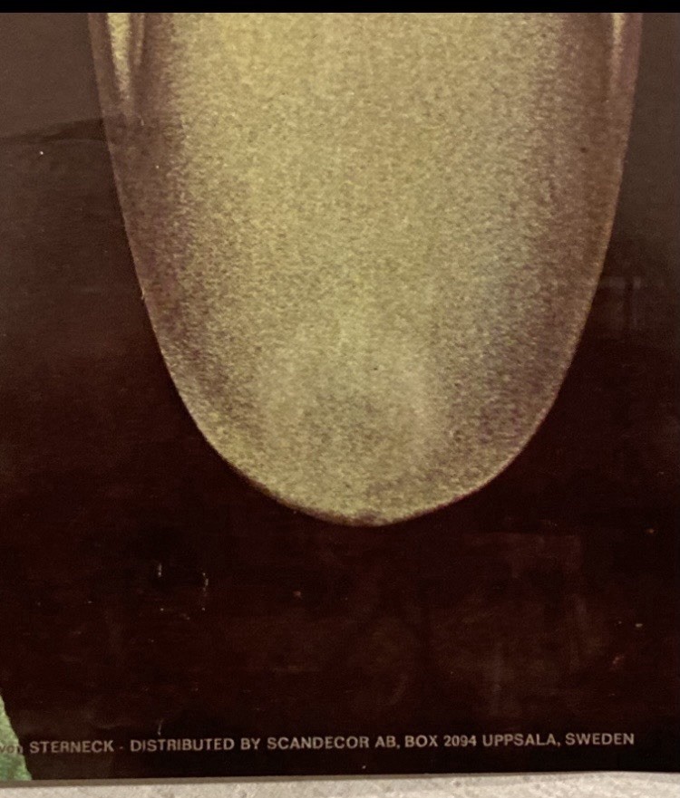 Flushed 1971 Poster Scandecor Uppsala Sweden