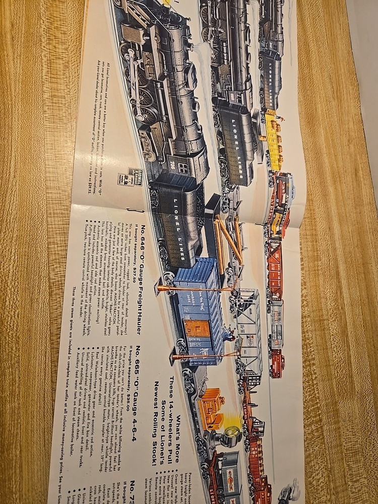 Lionel 1956 Original Catalog