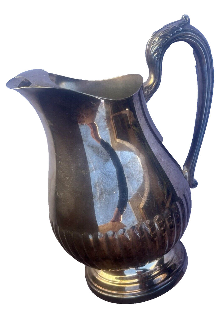 Towle Silverplate Pitcher With Ice Guard Vintage