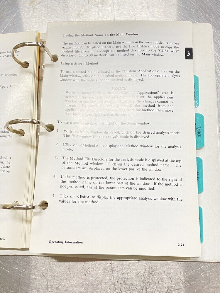 Beckman DU Series 600 Spectrophotometer - Users Guide / Instruction Book