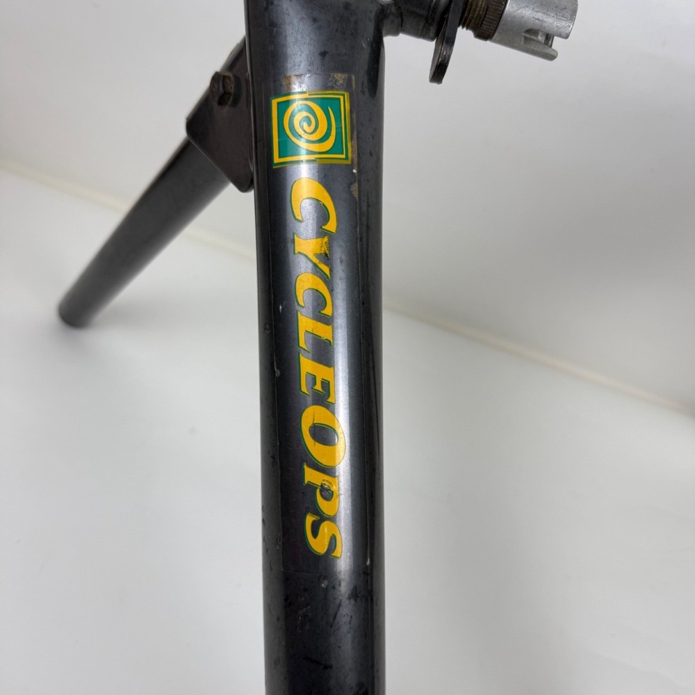 CycleOps Wind-Based Indoor Bicycle Trainer Folding Legs Front Wheel Stand