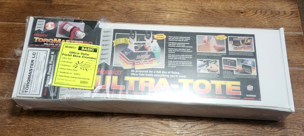 Hobbico Ultra Tote Basic COMBO RC Field Box Kit HCAP5100 W/ Panel, Starter MORE!