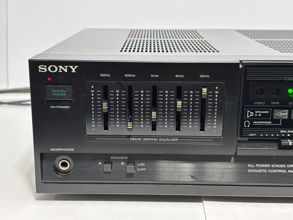 Sony TA-AX455 Integrated Stereo Amplifier – Tested & Working
