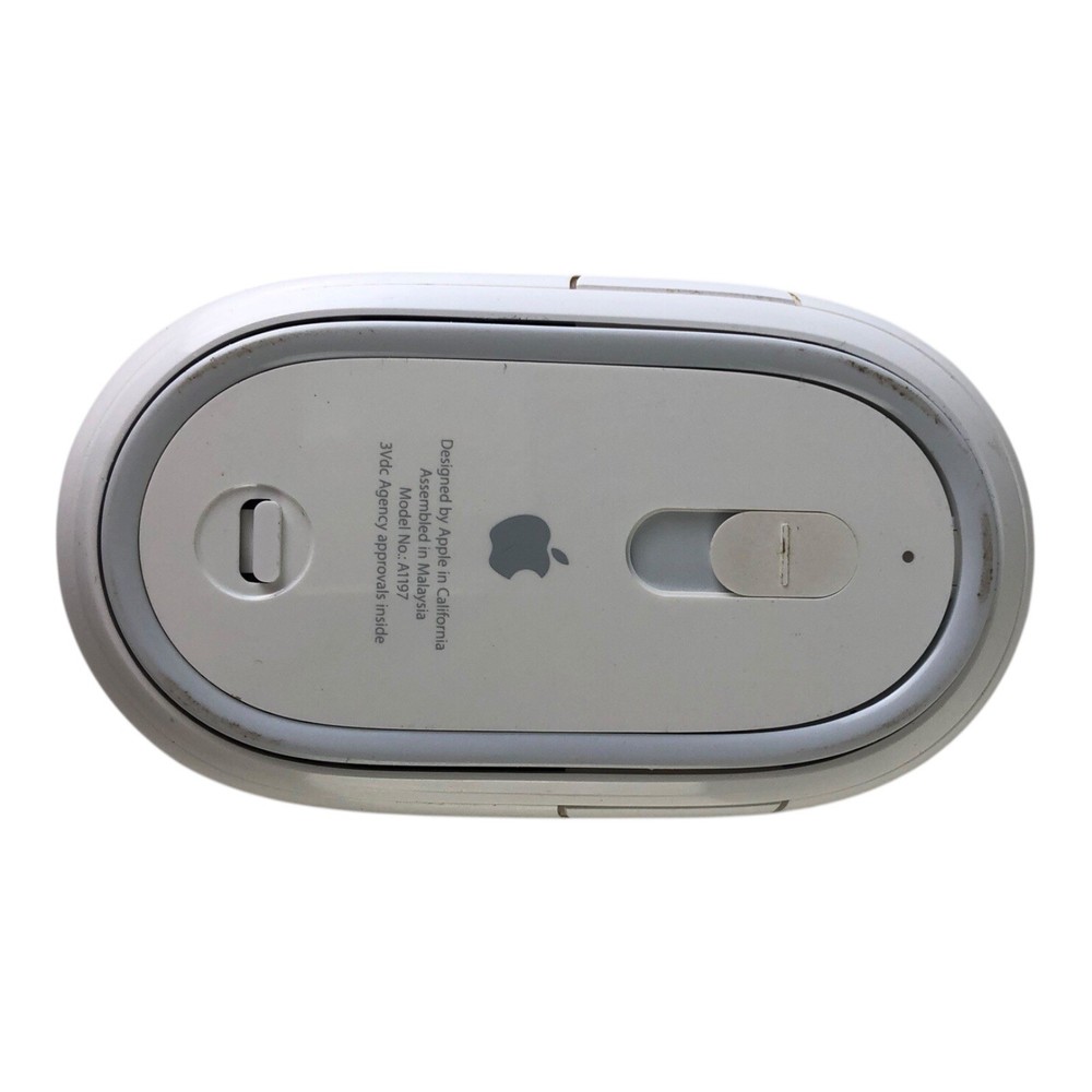 Apple MAC Mighty Mouse Wireless Mouse Model A1197 Tested Free Postage