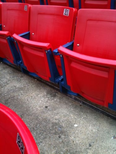 Giants Stadium seats -Meadowlands - RED - riser mount