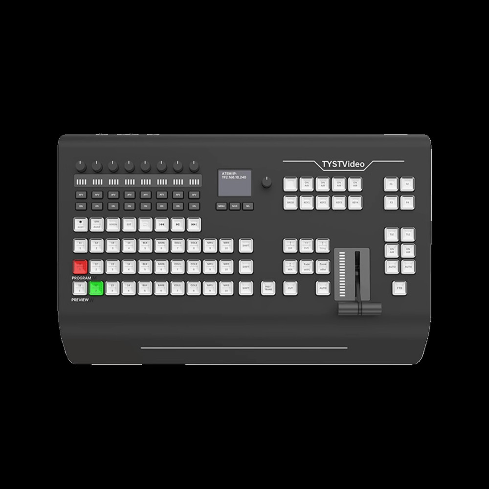 TYST TY-K1700HD Video Switcher BMD ATEM 1 M/E Vimx Control Multifunction Panel