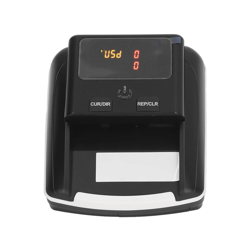 US Plug Automatic Banknote Detector Portable USD EUR Count Machine Counterfeit B