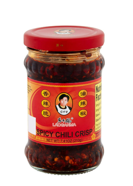 Laoganma Spicy Chili Crisp Sauce, 7.41 Fl Oz