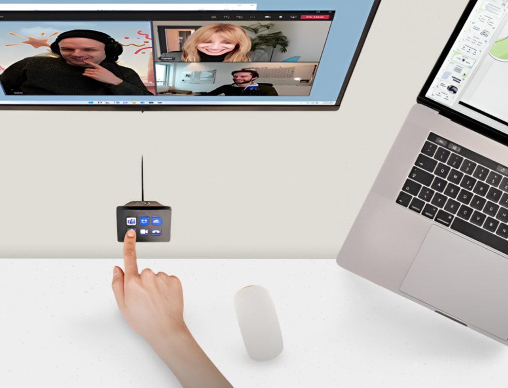 Control Zoom, Teams, PowerPoint MS Office, Boost Productivity, Mac/PC Compatible