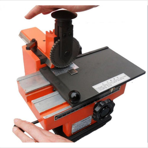 Semi-automatic sheet embosser metal stamping printer marking machine label 4mm