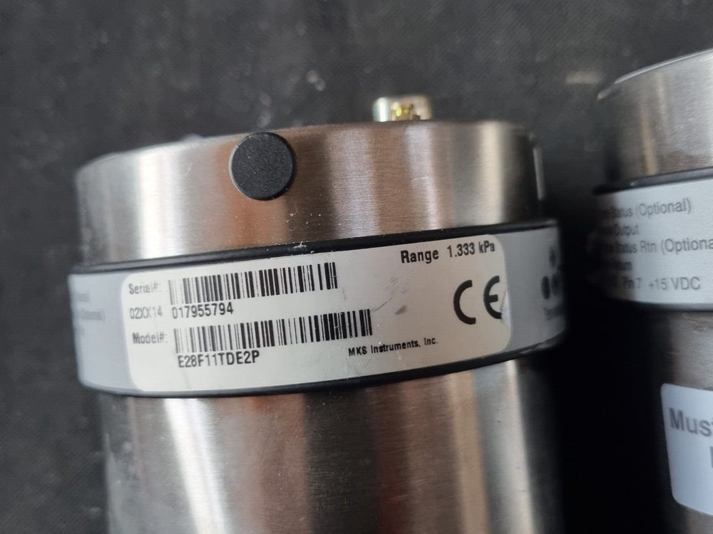 MKS E28FRETDF2P / E28F11TDE2P BARATRON ETCH MANOMETERS (R1s8.2)