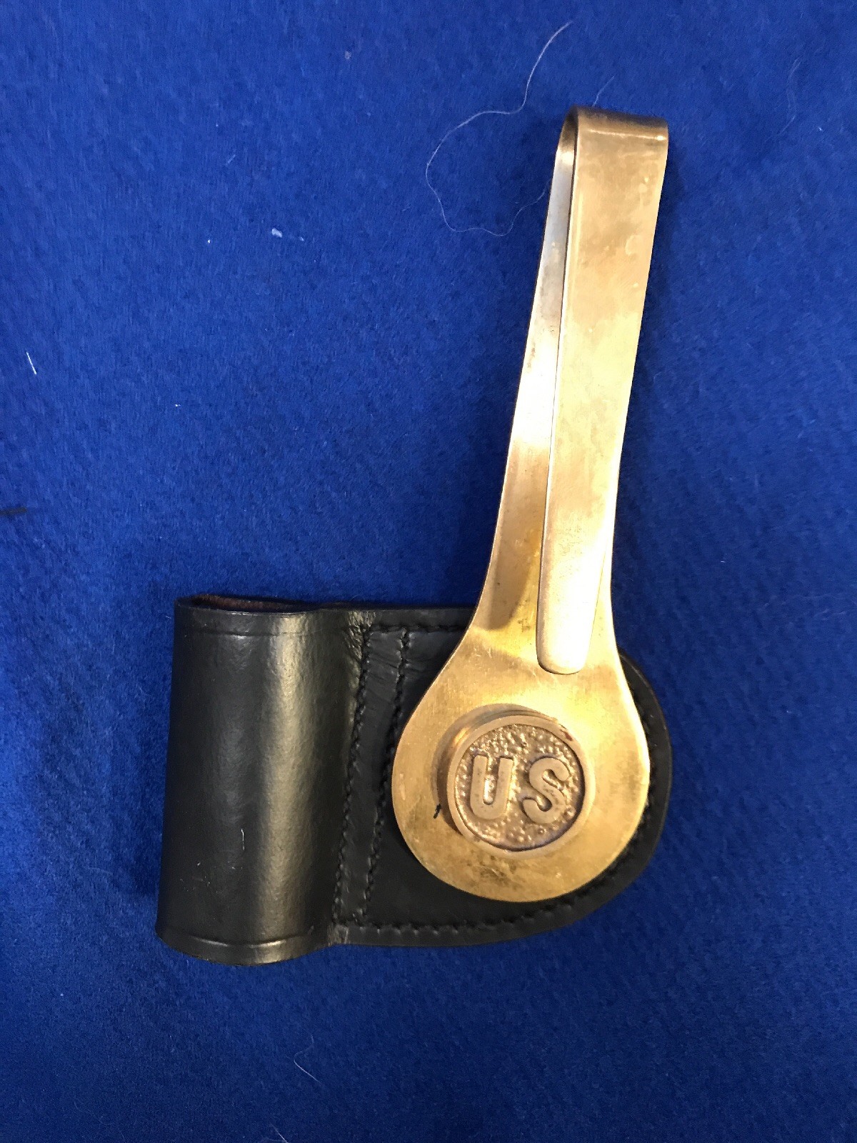 Replacement M1887 Leather Frog for Trapdoor Springfield Bayonet Scabbard .45-70