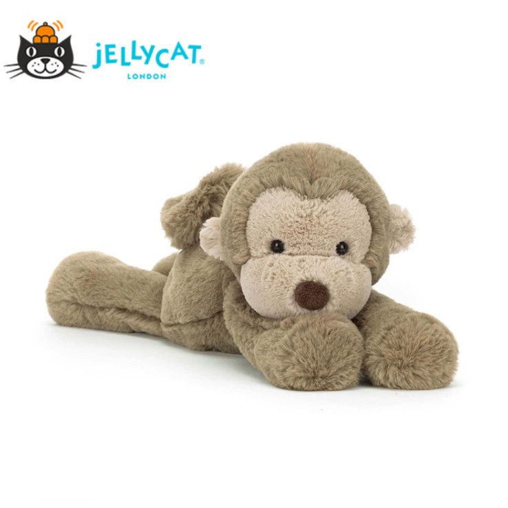 Jellycat Smudge Monkey Medium NWT with Label Dust Bag Plush Gift