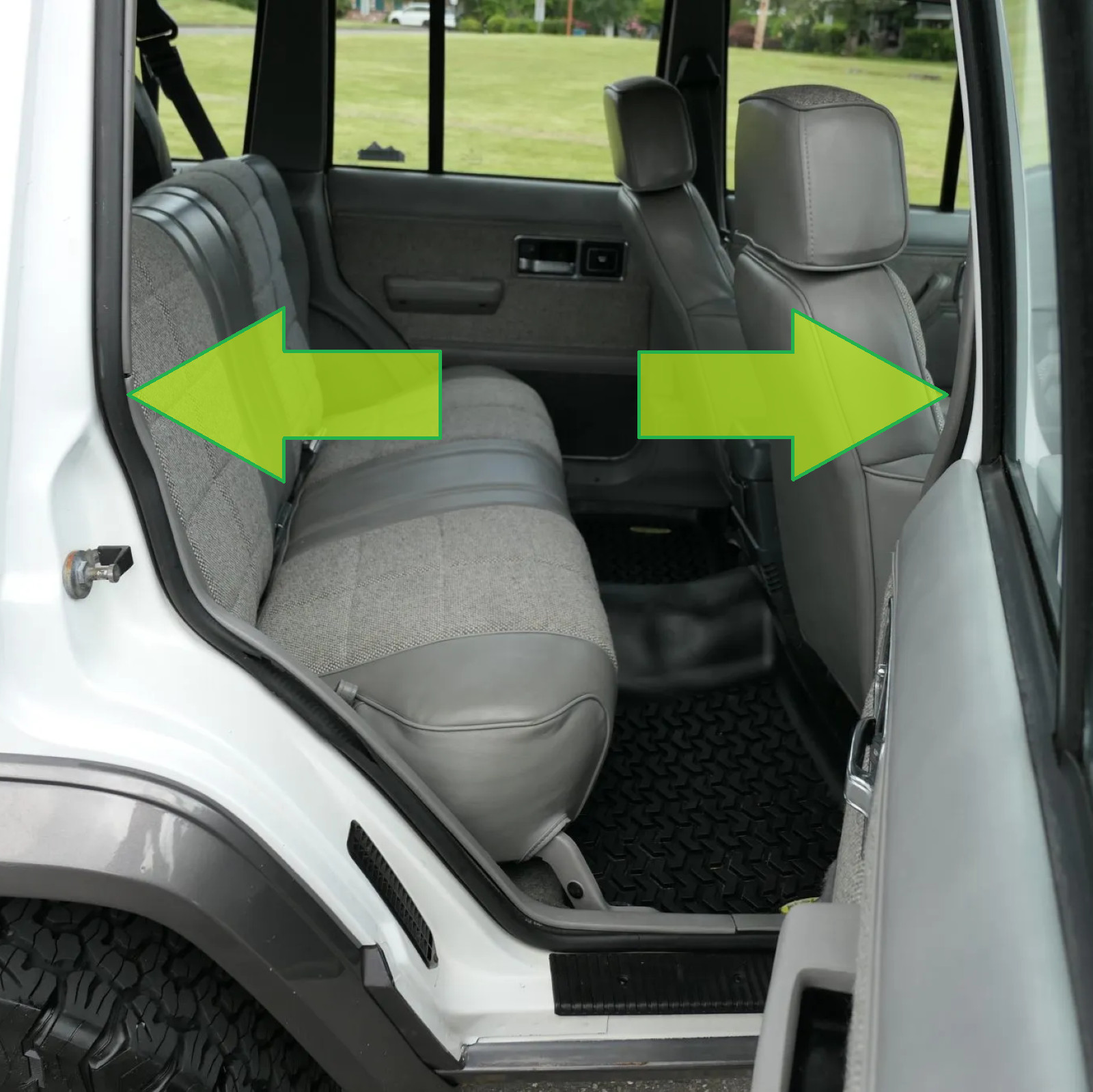 Jeep Cherokee XJ (1984-1996) 5-Piece Weatherstrip Seal Set for Doors & Liftgate