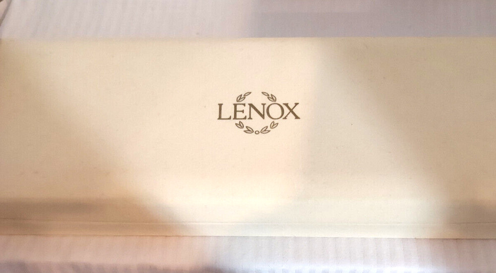 Lenox silver hearts cake serving set in box - serving knife & cake server NIB