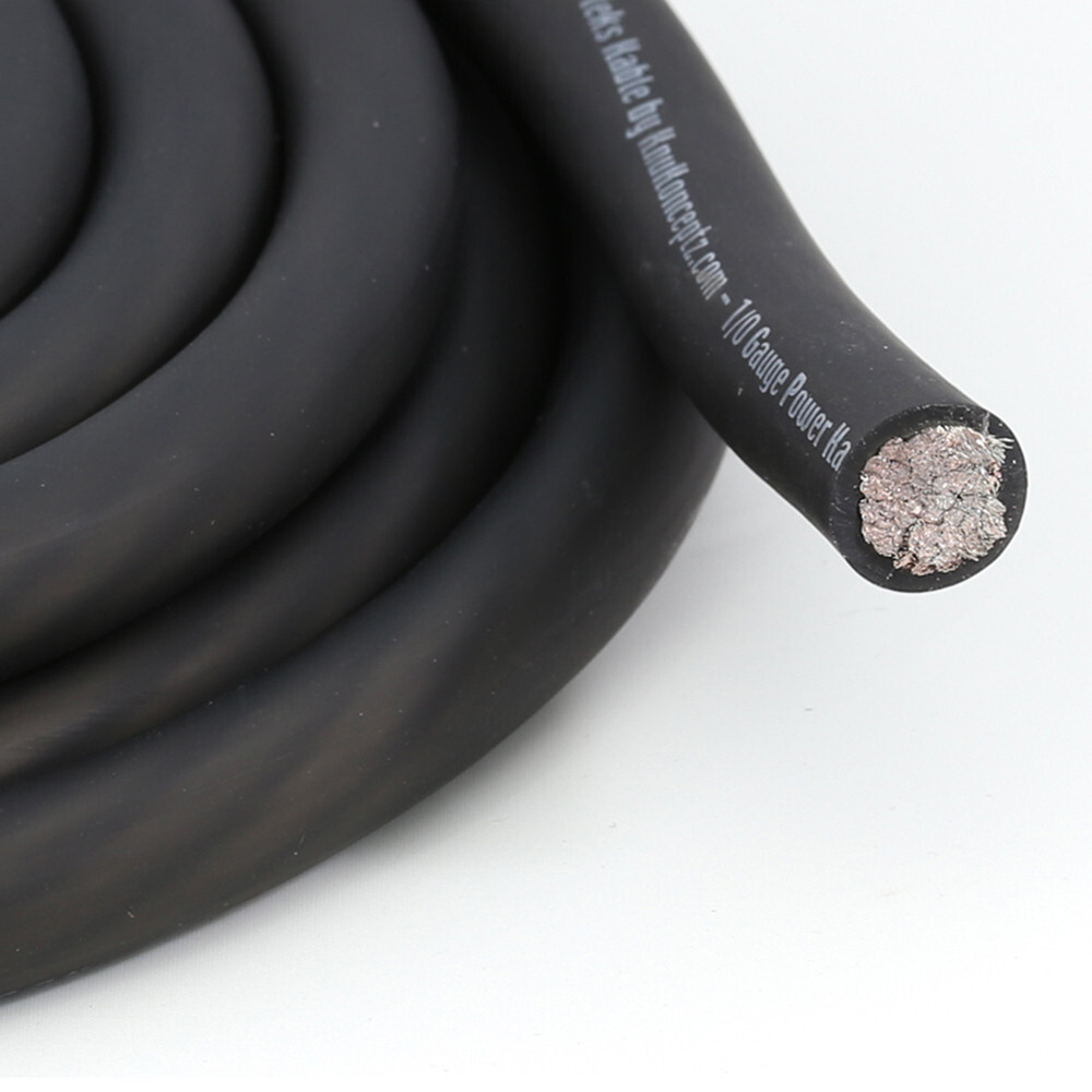 KnuKonceptz Kolossus 0 4 8 Gauge Copper Power Battery Cable Ground Wire OFC lot