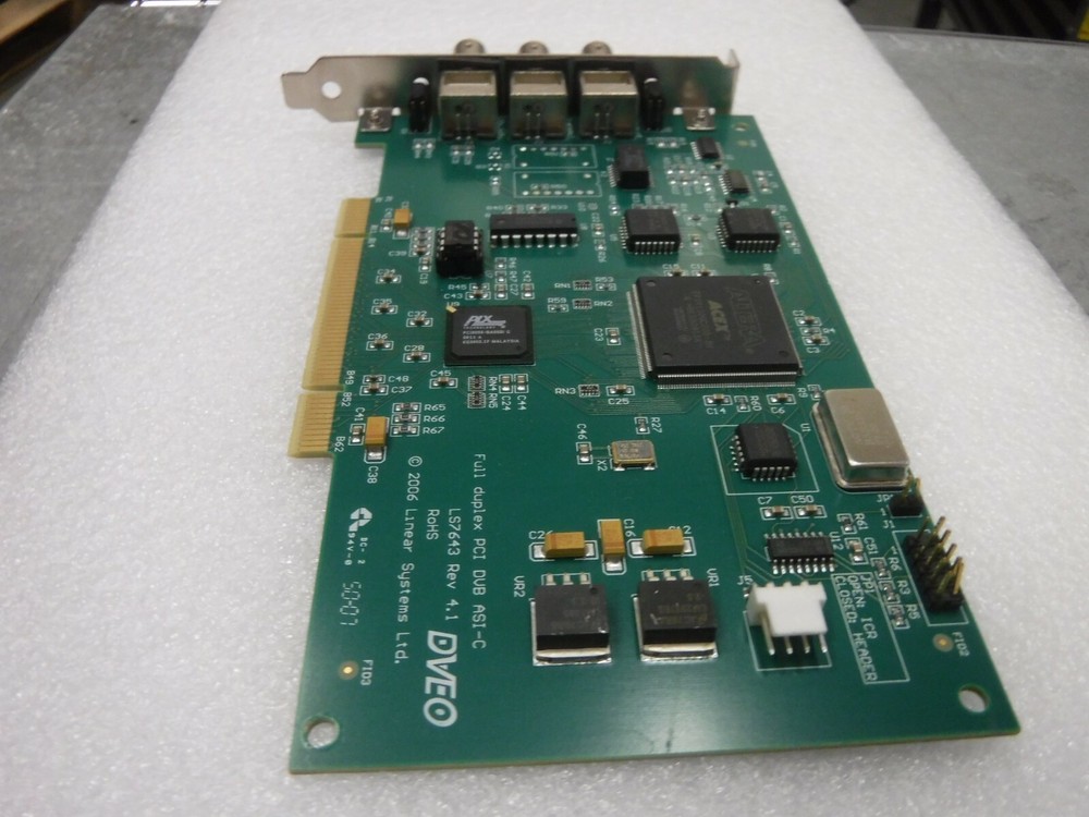 Linear Systems Full Duplex PCI DVB ASI-C Model 101 LS7643