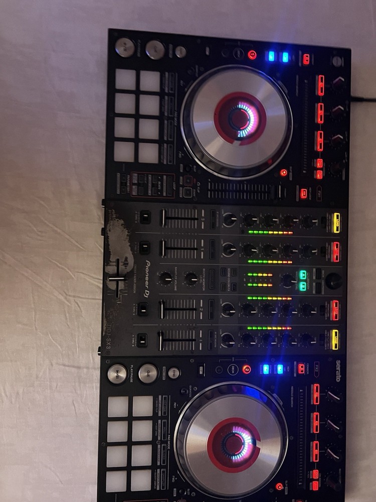 Pioneer DJ DDJ-SX3 Quad Deck Tabletop Controller USB Loop Filter Sound Card