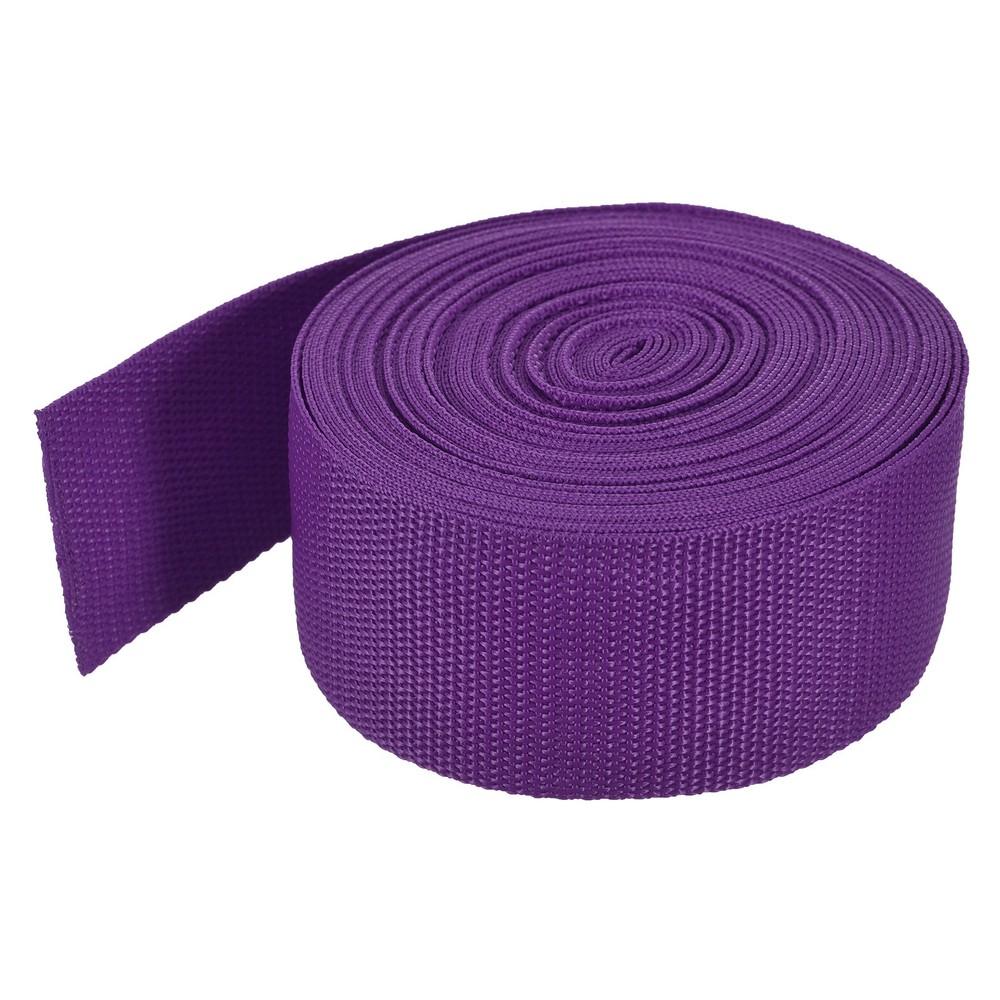 Lightweight Polypropylene Webbing Strap 5cm 10 Yard Purplish Red