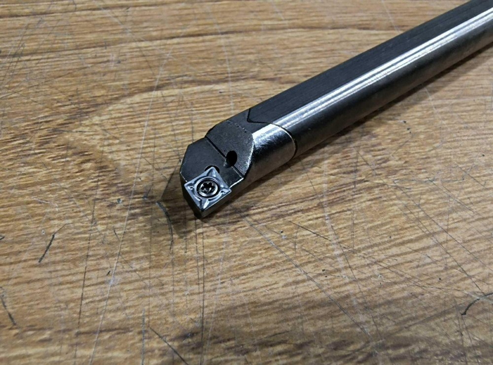 Seco E08-SCLCR-2 Solid Carbide Indexable Boring Bar, 1/2", 8" OAL, CCMT Inserts