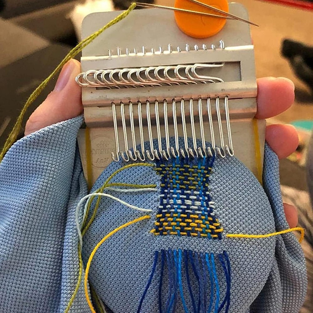 Darning Mini Loom Machine, Speedweave Darning Loom Quickly Mini Mending Convenie