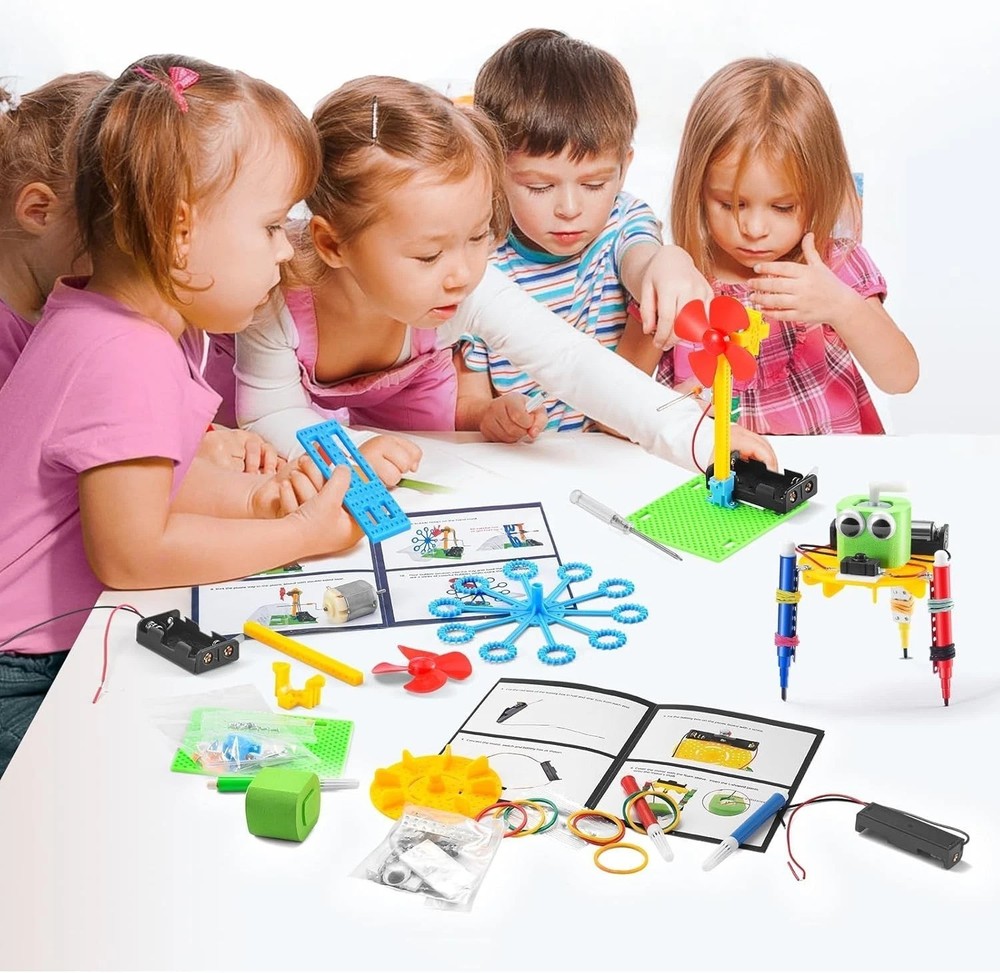 6 in 1 STEM Robotics Kit for Ages 8-12 - Fun Coding & Engineering Activities