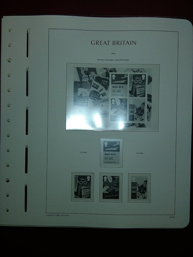 LIGHTHOUSE Commemorative Hingeless album pages Great Britain 2016 Used R201601