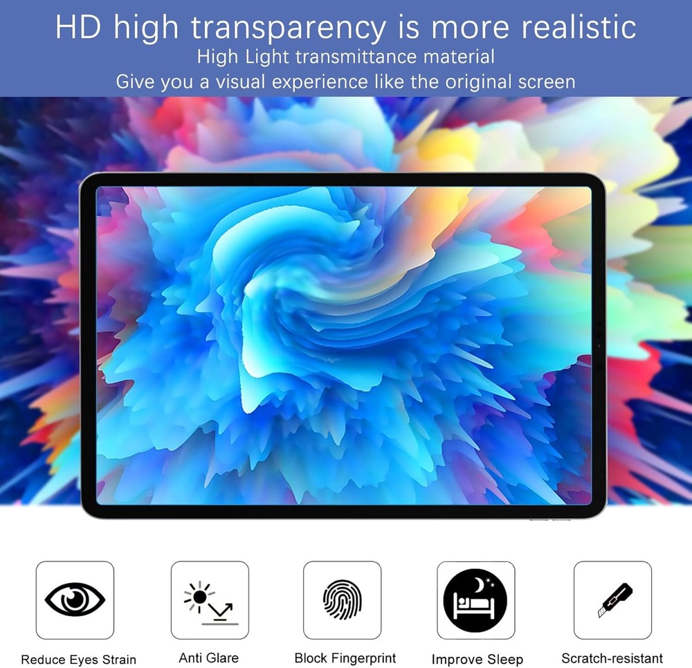 Blue Light Blocking Screen Protector 2-Pack for Samsung Galaxy Tab S11/S10 Lite