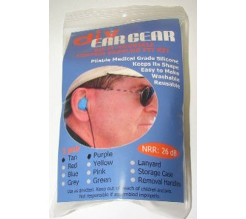 Custom Molded DIY Earplugs RED / BLUE New Material Ear Plug Fitting Kit