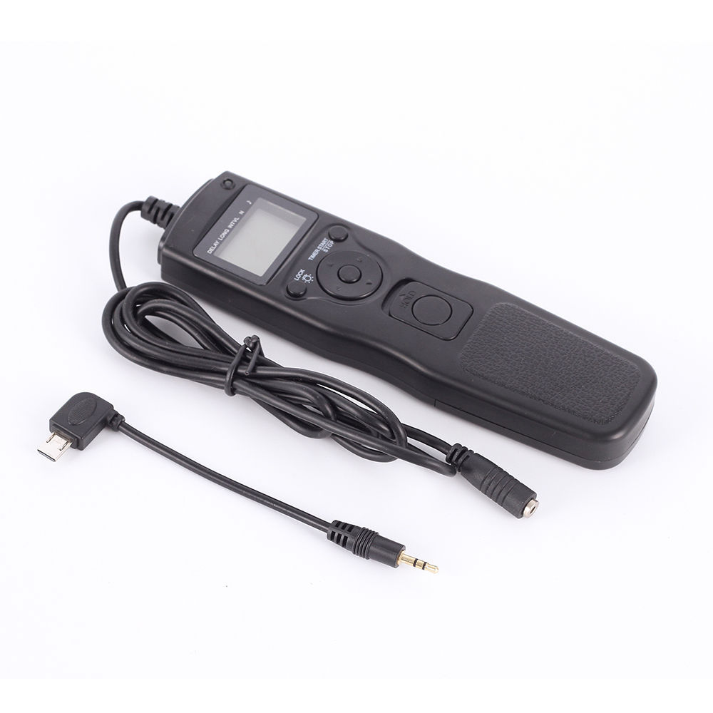 LCD Timer Remote Shutter Release S2 Cable For Sony A7 A7S A7R2 II 2 A6300 A6000