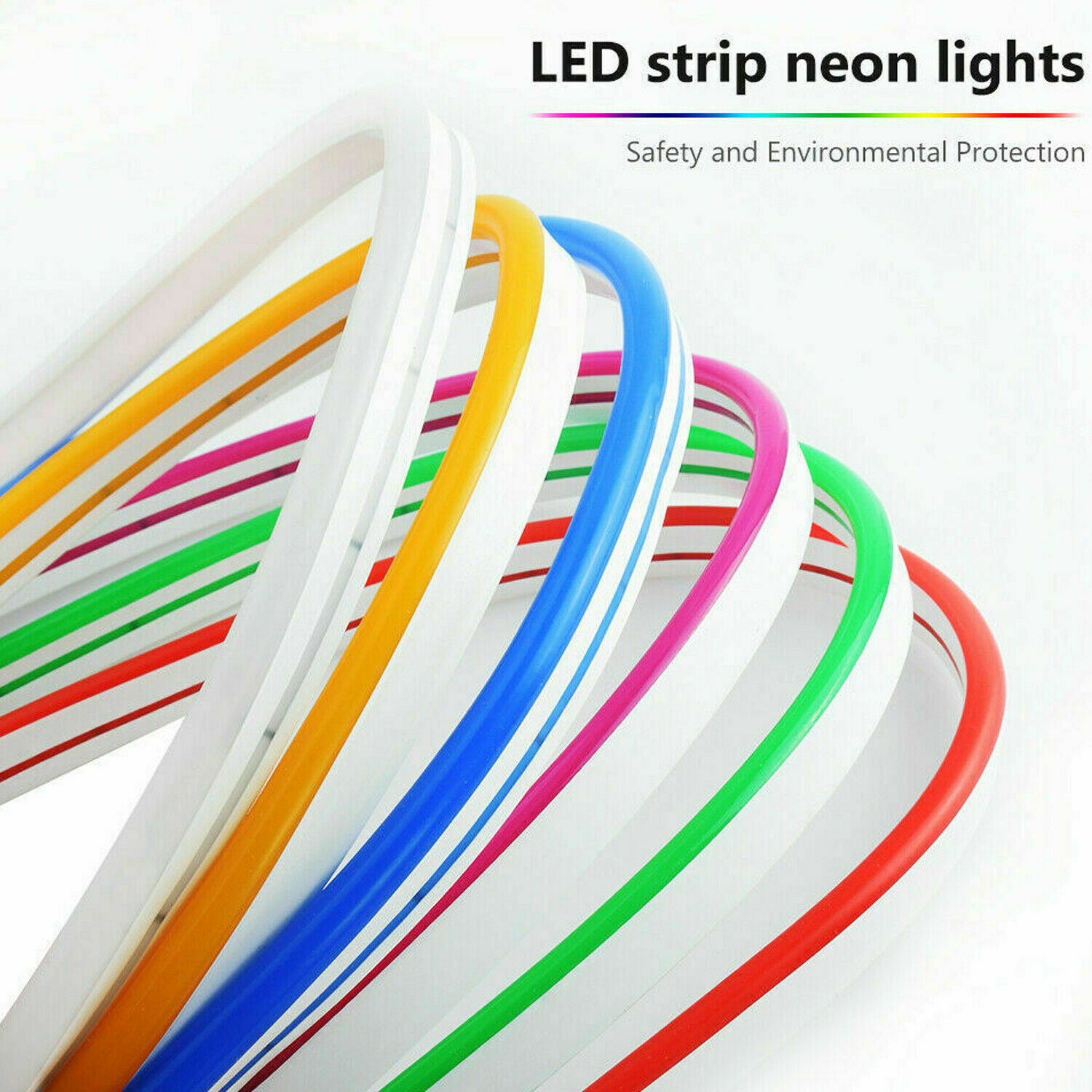Flexible Sign Neon Lights Silicone Tube LED Strip Waterproof 12V 1M 2M 3M 5M
