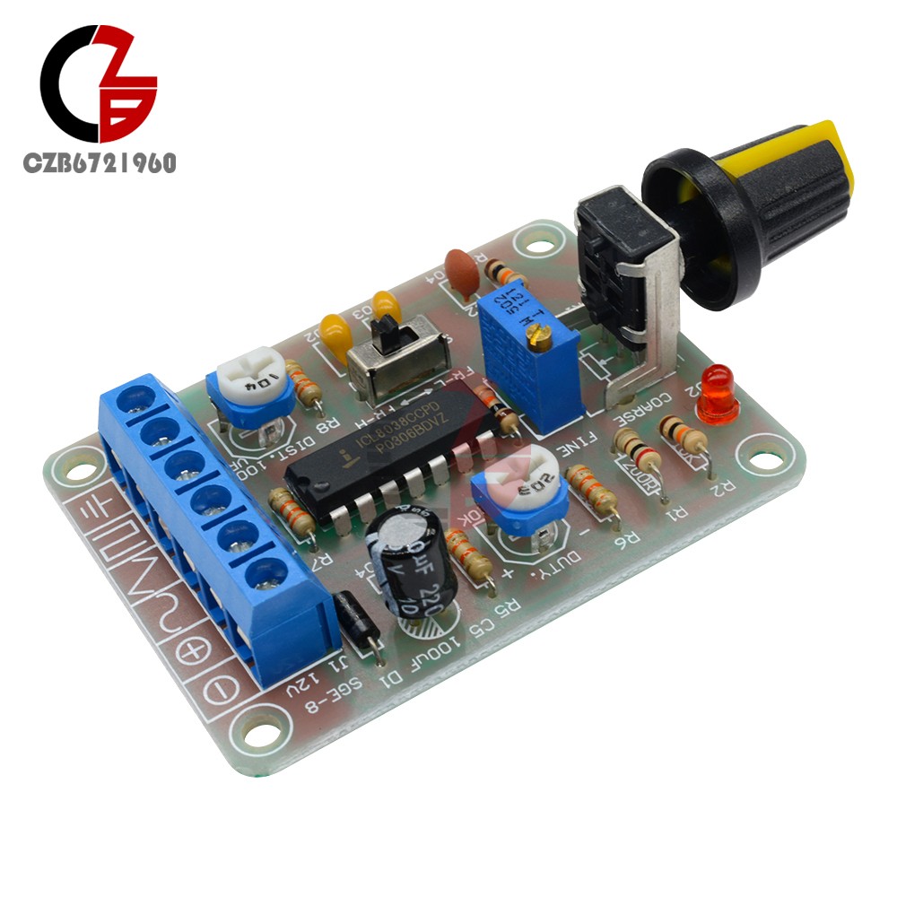 Welded ICL8038 Signal Generator Module Sine Square Triangle Monolithic Function
