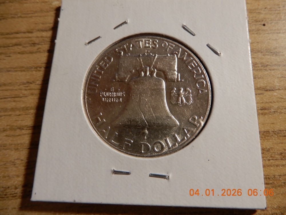 1949 D FRANKLIN HALF DOLLAR 90% SILVER RAW COIN