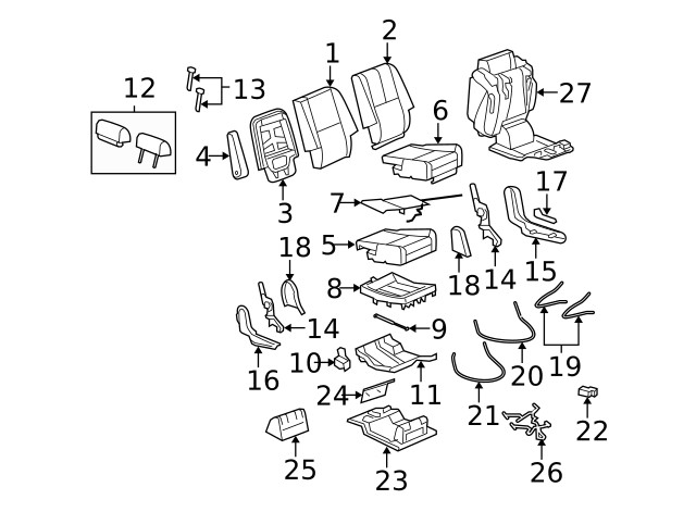 Genuine GM Mount Bracket 22741881