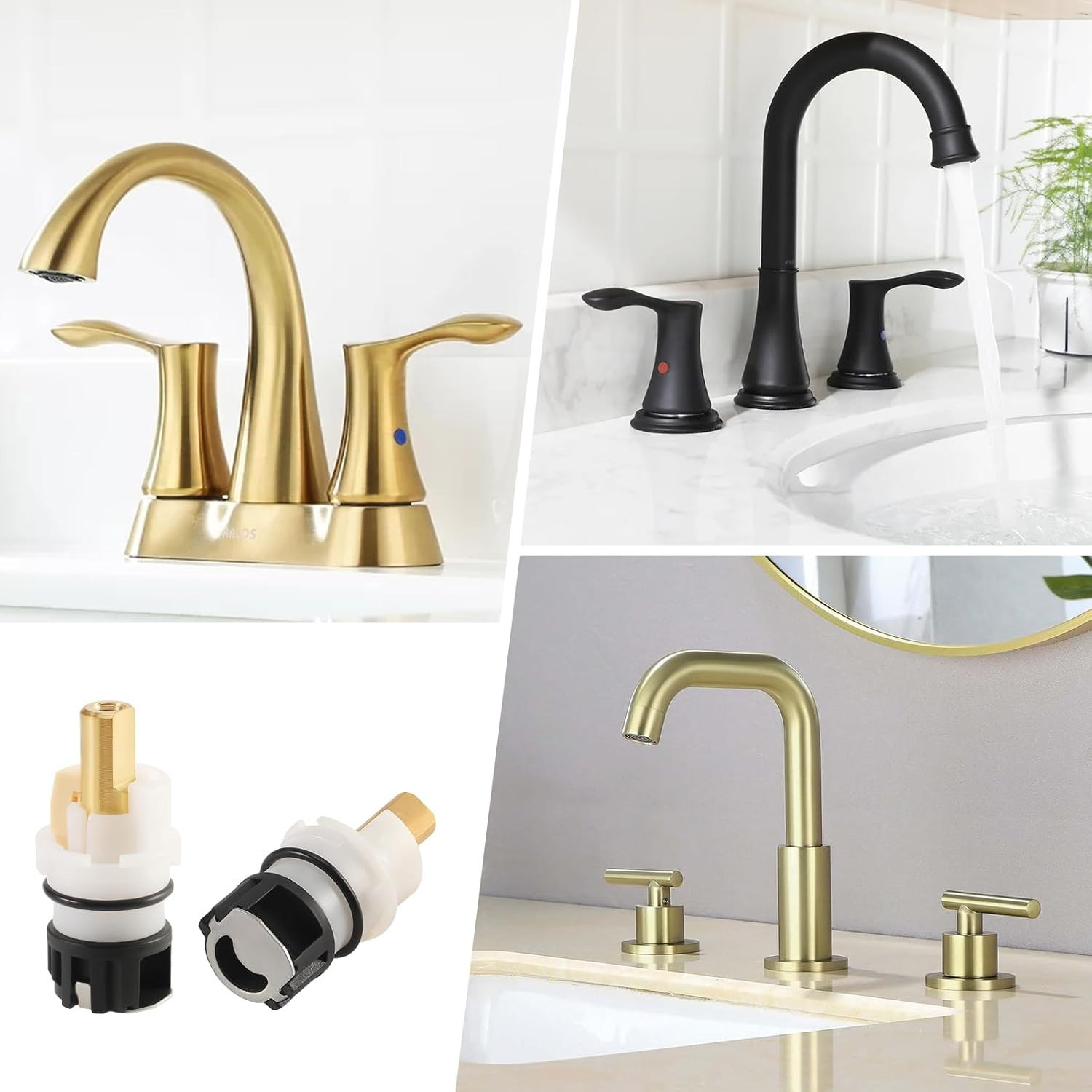 2 Pack RP25513 Faucet Stem Replacement for Delta Two Handle Faucet Repair Kit, P