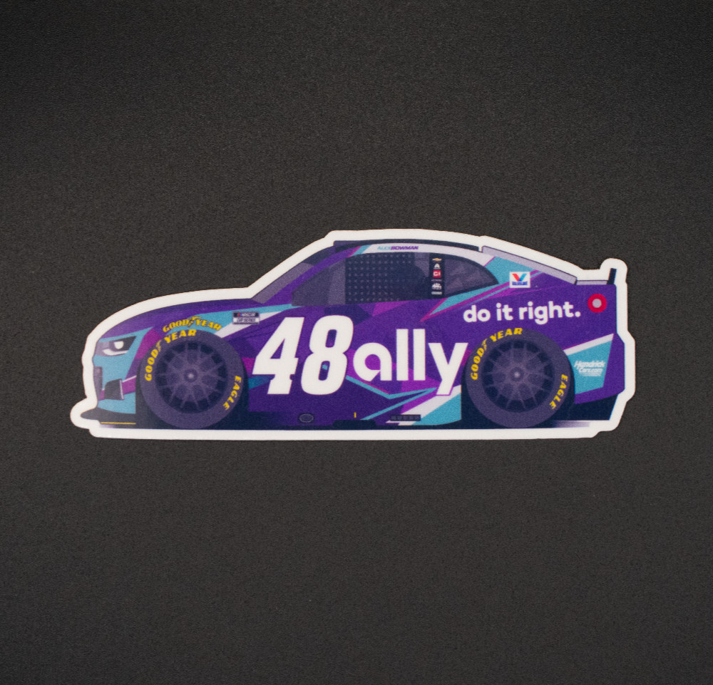 2026 NASCAR Alex Bowman Ally Sticker
