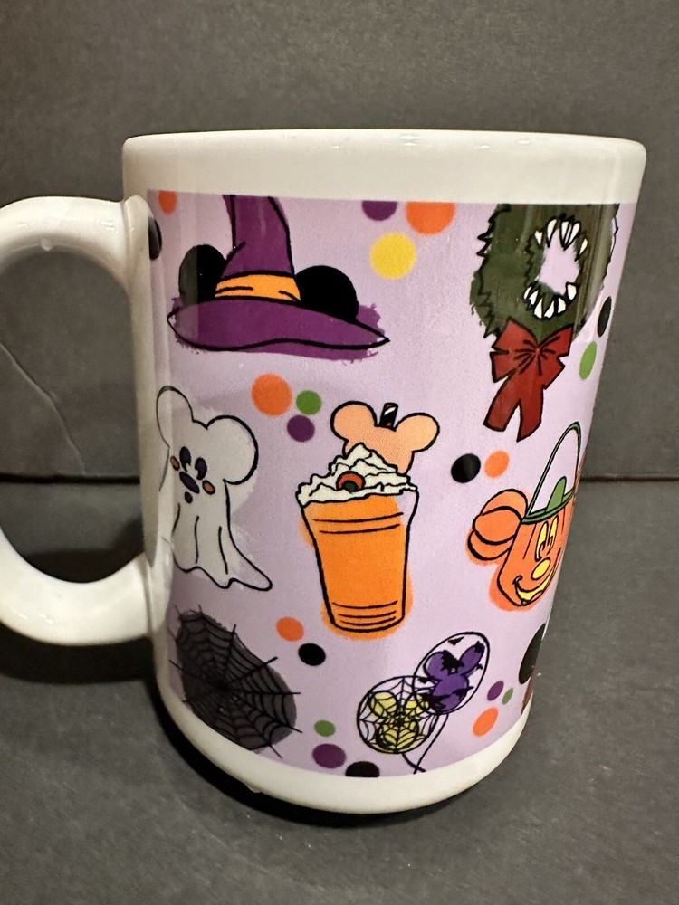 Mug Halloween Orca Coatings Mouse Ears Ghost