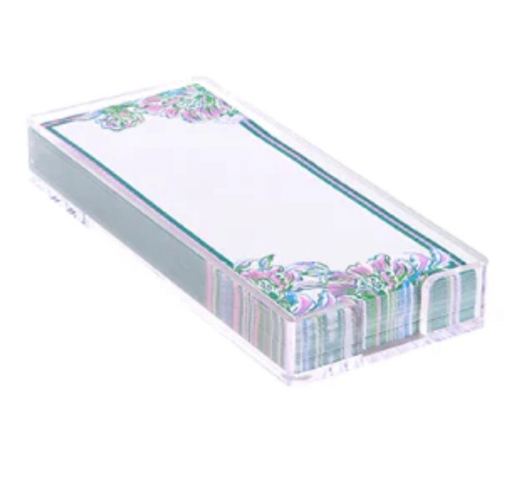Lilly Pulitzer Acrylic Note Set. 200 Sheets. New And Sealed.