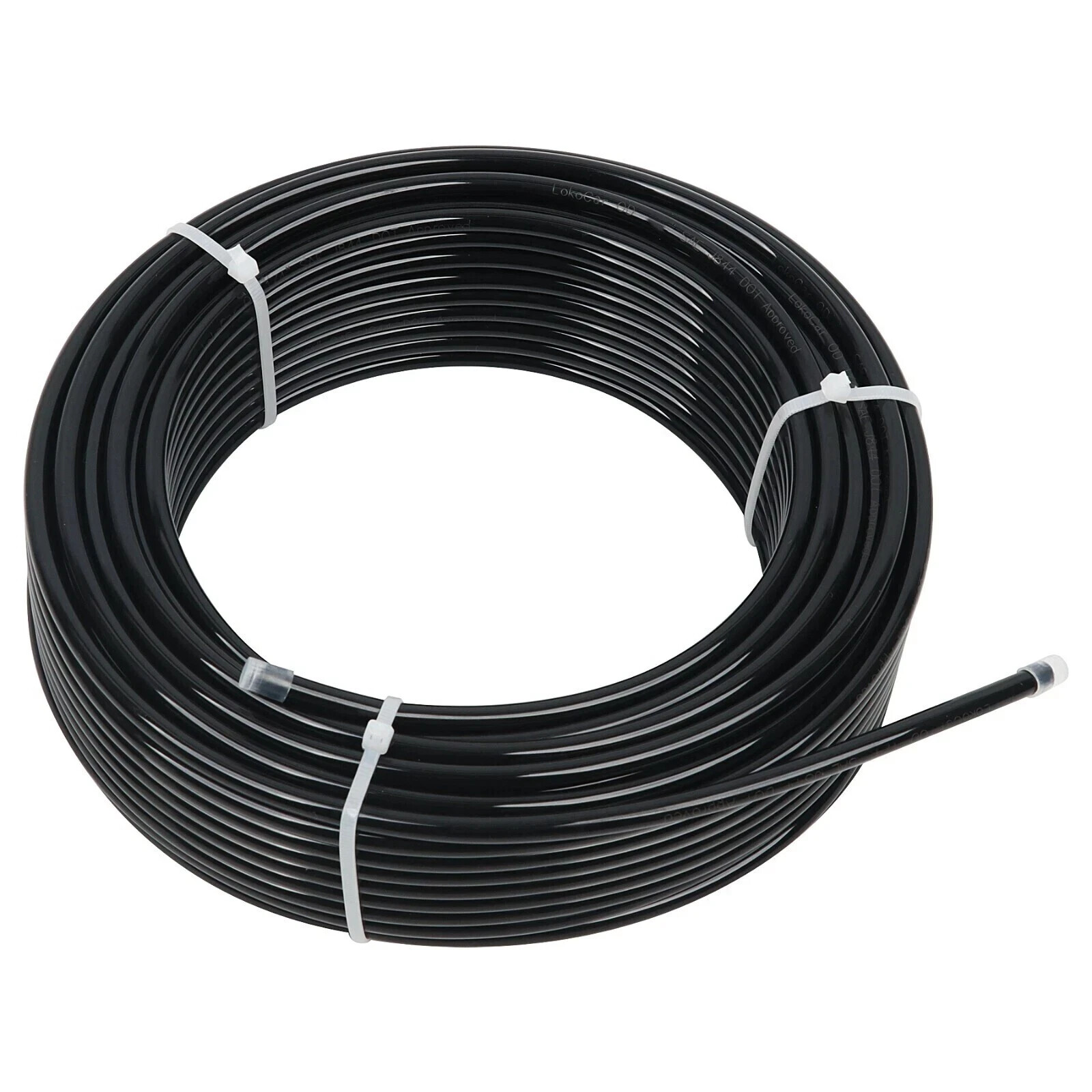 Air Line Tubing Kit 1/4'' OD 50ft Nylon Hose 1/4'' NPT Push to Connect Fittings