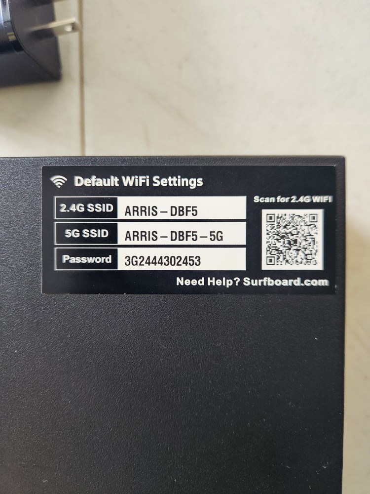 Arris SURFboard SBG7400AC2-RB Wireless Cable Modem