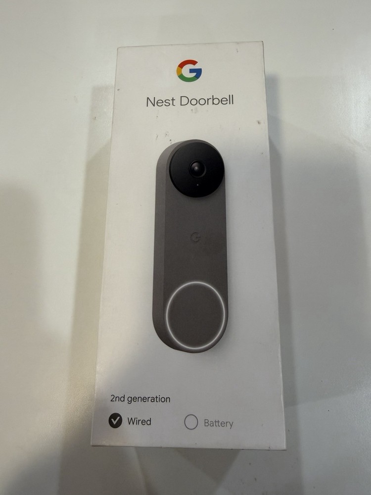 Google Nest Doorbell, Wired - Ash