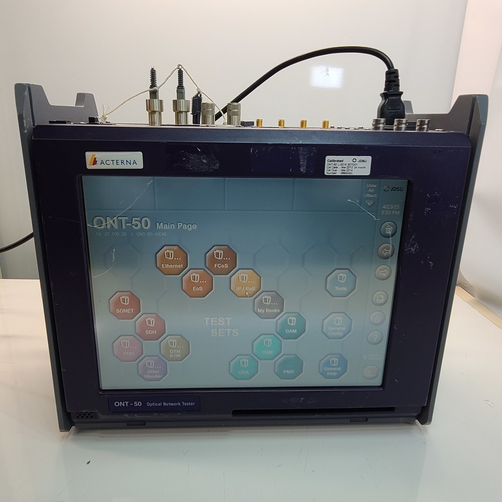 Acterna ONT-50 Optical Network Tester, OTDR, JDSU