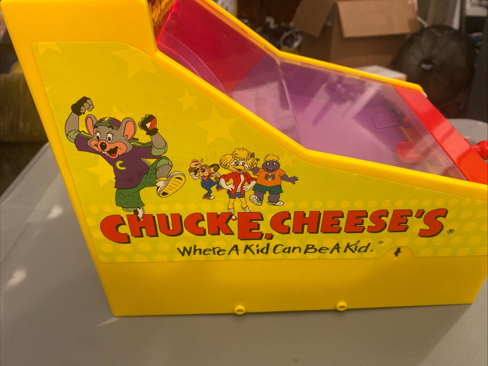 Chuck E Cheese Table Top Alley Roller Arcade Game Rare Working!