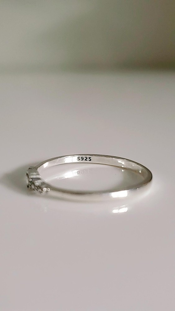 Dainty Thin Bali Sterling Silver Ring - Thin Band Minimalist Stackable Ring