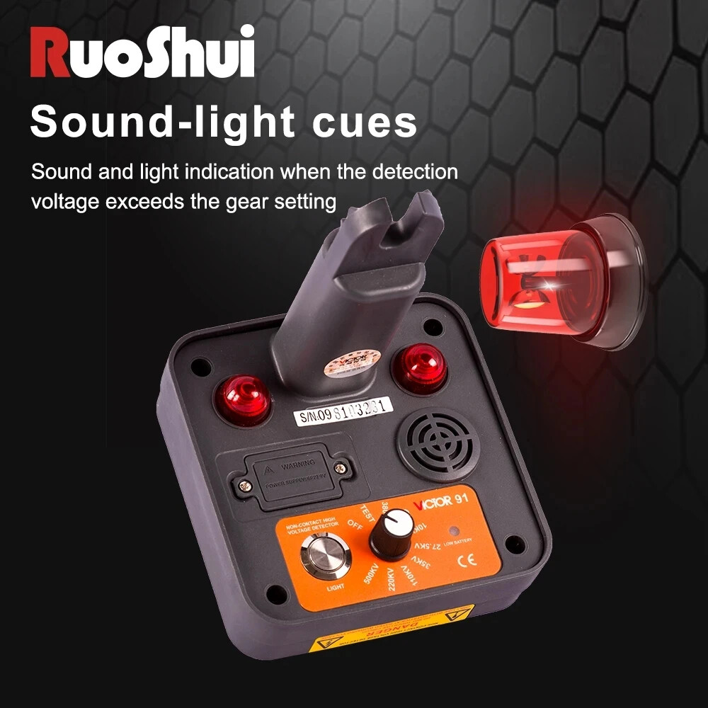 Non-contact High-voltage Electroscope Remote IP65 Rod Cable Detector Test Tool