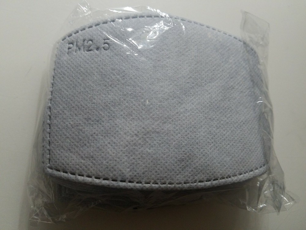 10pcs/pack 5 Layer PM2.5 Activated Carbon for Cloth Mask with Filter Pocket!