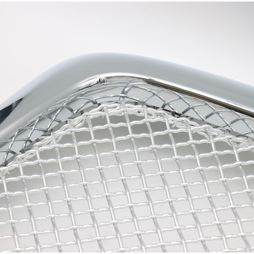 Chrome Front Grille Compatible With Kenworth T660 2008-2019 With Bug Screen